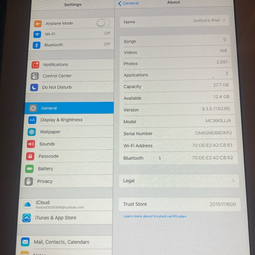 iPad 2 32gb Wi-Fi only